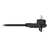 Brennenstuhl comfort-line plus, 4-voudig 4-voudige stekkerdoos (zwart, 4x stekker, met platte stekker, 2m h05vv-f 3g1,5)