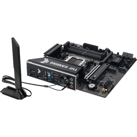 Asus tuf gaming b850m-e wifi socket am5 moederbord (2.5gb-lan, wi-fi 6e, bt, sound, µatx)