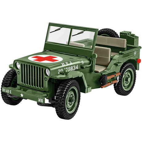 Cobi historical collection - willys mb medical constructiespeelgoed (schaal 1:12)