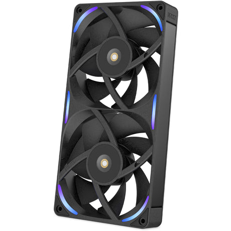 Nzxt f240x rgb case fans (zwart, 2 stuks, 240 x 120 x 30 mm, pwm)