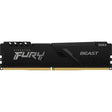 Kingston fury beast 32 gb ddr4-3200 (1x 32 gb) werkgeheugen (zwart, kf432c16bb 32, xmp 2.0)