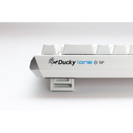 Ducky one 3 classic pure white sf rgb mechanisch toetsenbord (wit, us lay-out (qwerty), cherry mx brown, 65%, rgb leds, double-shot pbt, hot-swappable, quack mechanics)