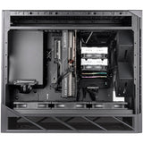 Silverstone alta f2 big tower behuizing (zwart | 4x usb-a | 1x usb-c | tempered glass)