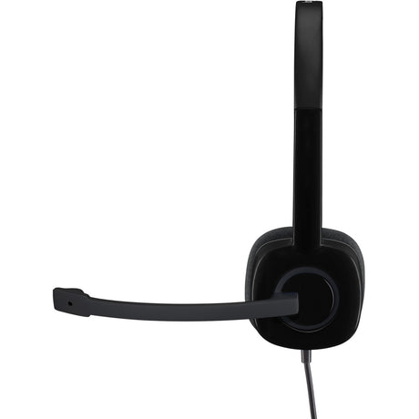 Logitech stereo headset h151 on-ear (zwart)