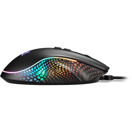 Sharkoon shark force iii gaming muis (zwart, 400 - 12.800 dpi, rgb leds)