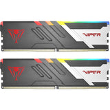 Patriot viper venom rgb 64 gb ddr5-6000 (2x 32 gb) werkgeheugen (zwart, pvvr564g600c30k, xmp, expo)