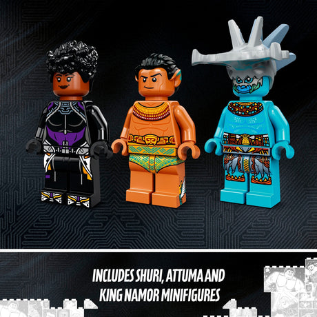 Lego marvel - koning namor’s troonzaal constructiespeelgoed (76213)