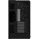 Thermaltake view 390 air midi tower behuizing (zwart | 2x usb-a | 1x usb-c | tempered glass)