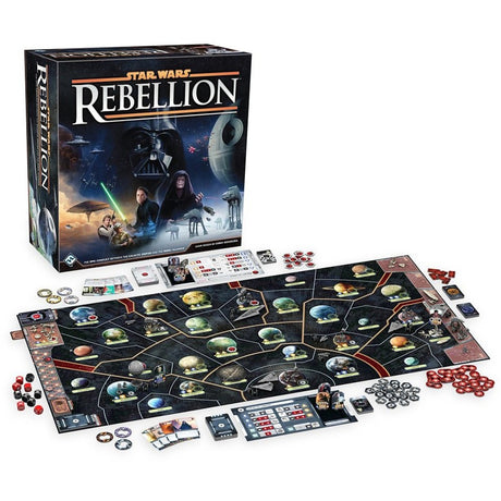Asmodee star wars: rebellion bordspel (engels, 2 - 4 spelers, 180 - 240 minuten, vanaf 14 jaar)