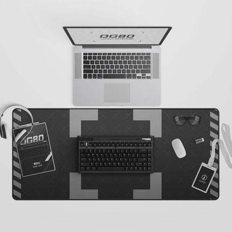 Iqunix og80 dark side wireless mechanical keyboard (zwart, us lay-out (qwerty), cherry mx brown, 80% (tkl), rgb leds, hot-swappable, pbt, 2.4ghz | bluetooth 5.1 | usb-c)