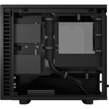 Fractal design define 7 nano black tg light tint midi tower behuizing (zwart | 4x usb-a | 1x usb-c | window)