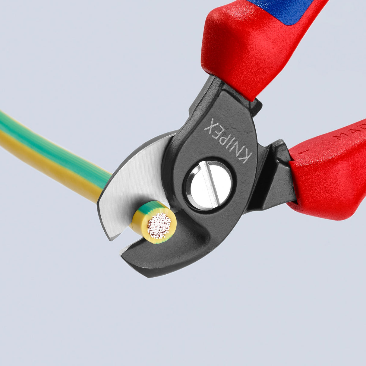 Knipex 95 12 165 kabelschaar voor koper en aluminium ø 15mm