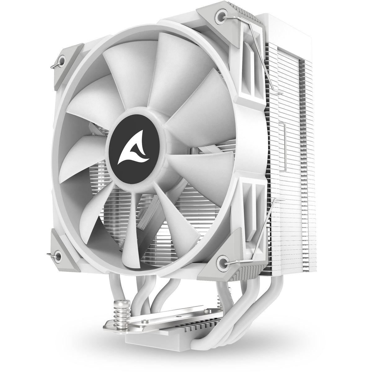 Sharkoon a40 rgb cpu-koeler (wit, 4-pins pwm fan-connector)