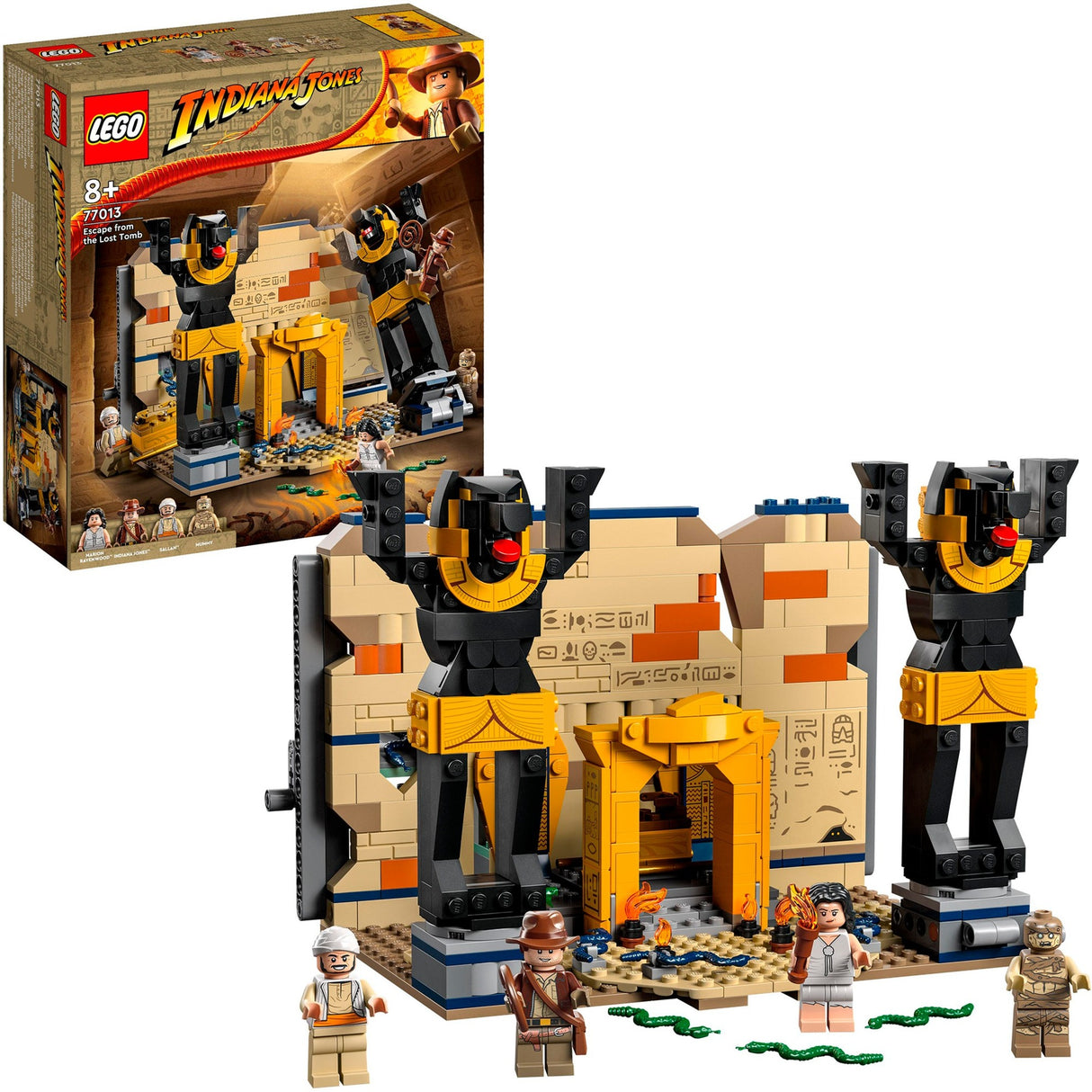 Lego indiana jones - ontsnapping uit de verborgen tombe constructiespeelgoed (77013)