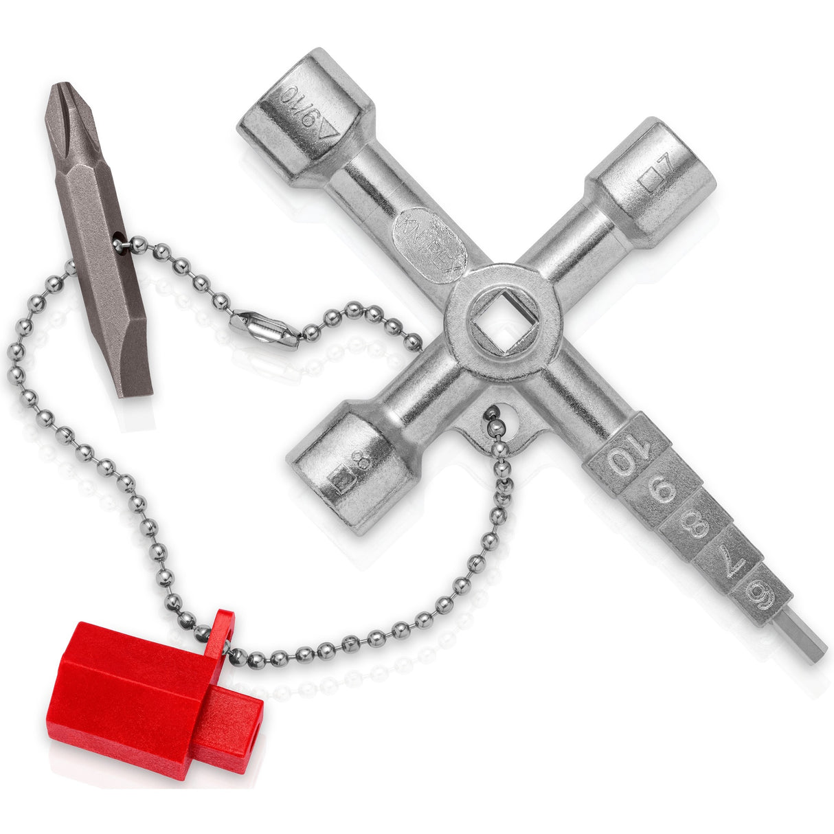 Knipex 00 11 04 kruisdopsleutel 5 7 8 + 10 + 4-10mm