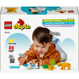 Lego duplo town 10442 families van wilde dieren: pinguïns en leeuwen