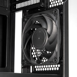 Silverstone cs382 mini tower behuizing (zwart | 2x usb-a | 1x usb-c)