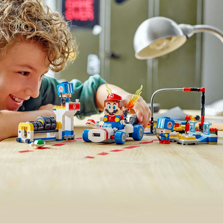 Lego super mario - mario kart - toads garage constructiespeelgoed (72035)