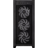 Asus tuf gaming gt302 argb midi tower behuizing (zwart | 2x usb-a | 1x usb-c | rgb | tempered glass)