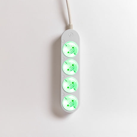 Shelly power strip gen4 4-voudige stekkerdoos (wit, 4x stekker, wifi, bluetooth, zigbee)