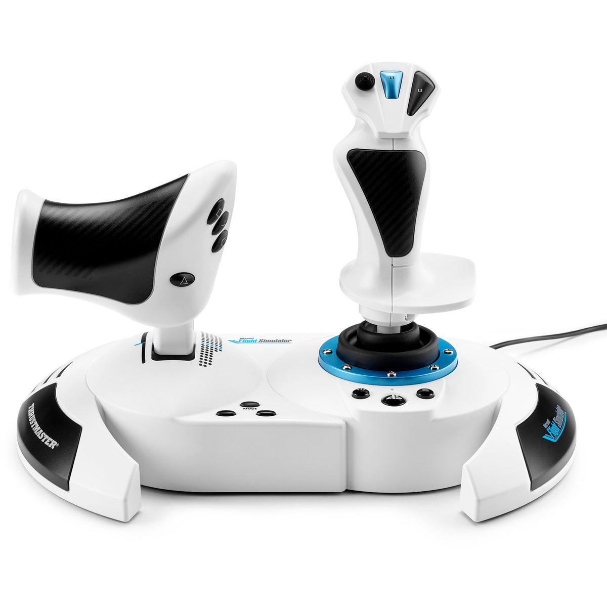 Thrustmaster t.flight hotas 5 microsoft flight simulator edition gaming hotas (wit zwart, playstation 4, playstation 5, pc)