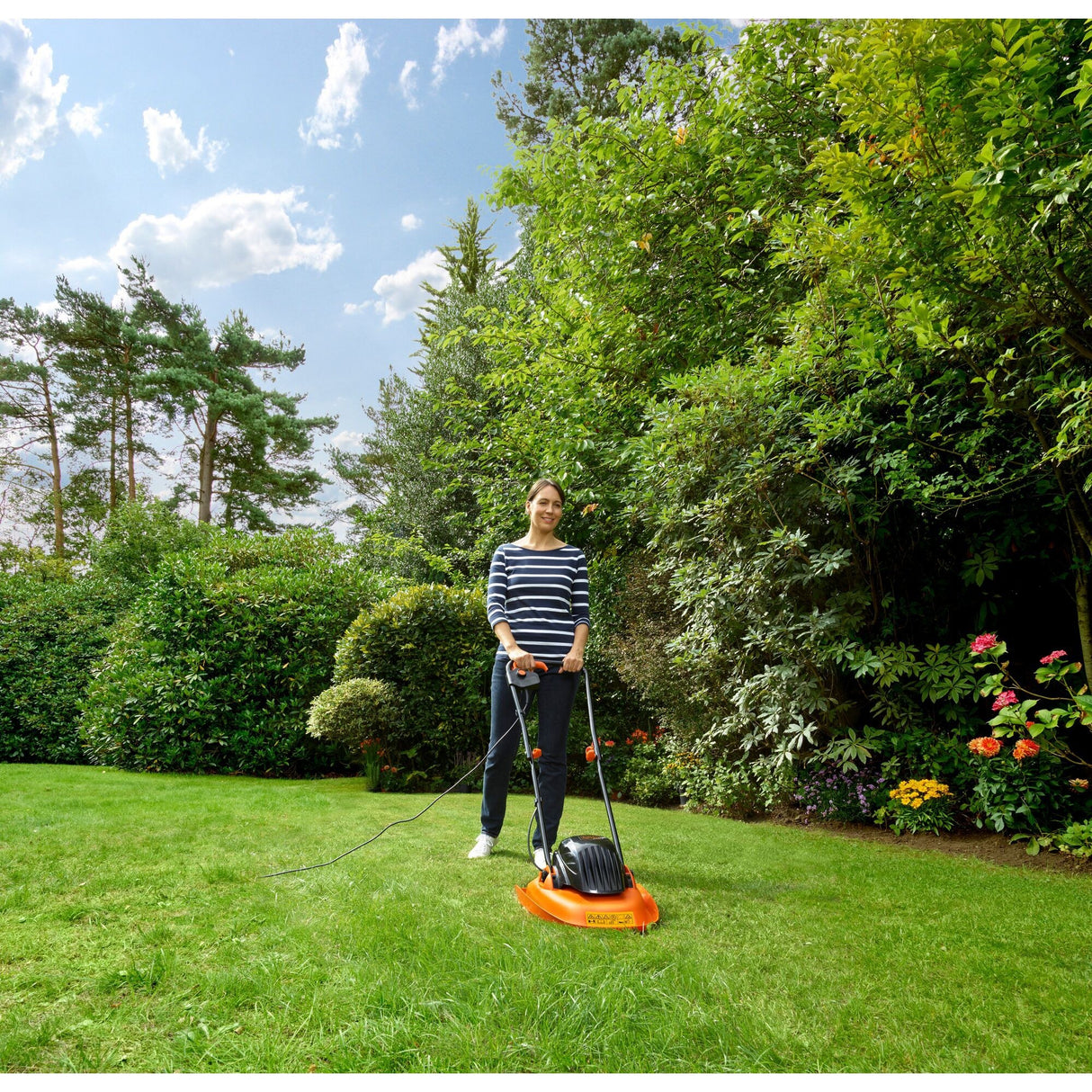 Black+decker 1200w zweefmaaier hovermaaier 30cm maaibreedte - bemwh551-qs