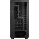 Fractal design north xl rc charcoal black tg dark midi tower behuizing (zwart houtkleur | 2x usb-a | 1x usb-c | tempered glass)