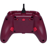 Powera advantage controller met kabel voor de xbox series x|s - rood vuur (rood, xbox series x|s, xbox one, pc)