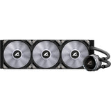 Sharkoon s90 rgb waterkoeling (zwart, 4-pins pwm fan-connector)