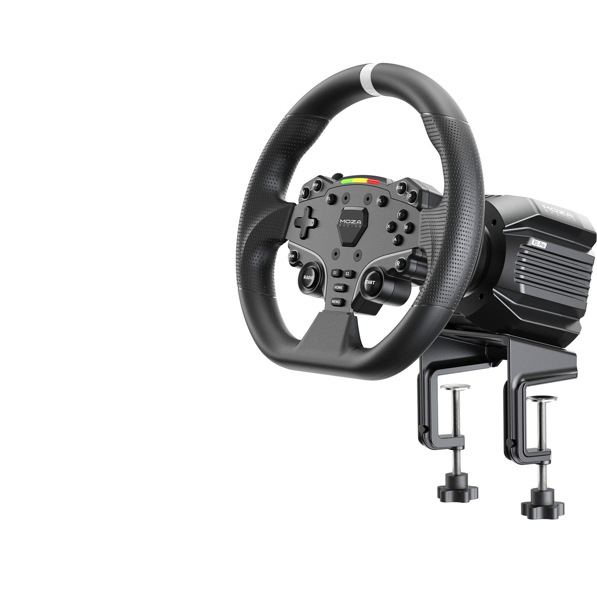 Moza r5 pro bundle stuur (zwart, basis, stuur en pedalen)