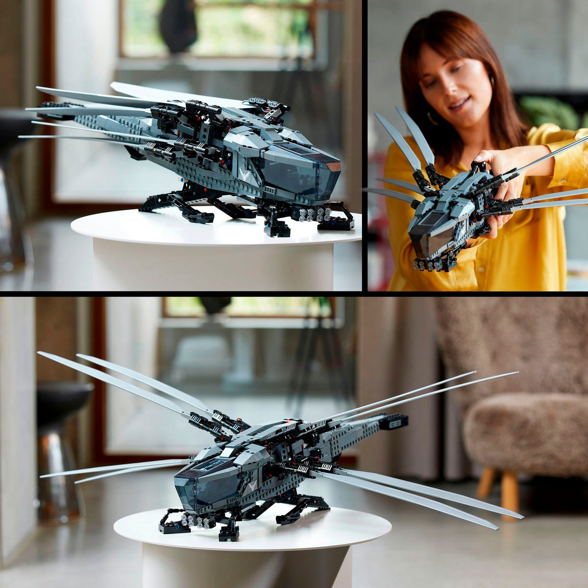 Lego icons - dune atreides royal ornithopter constructiespeelgoed (10327)