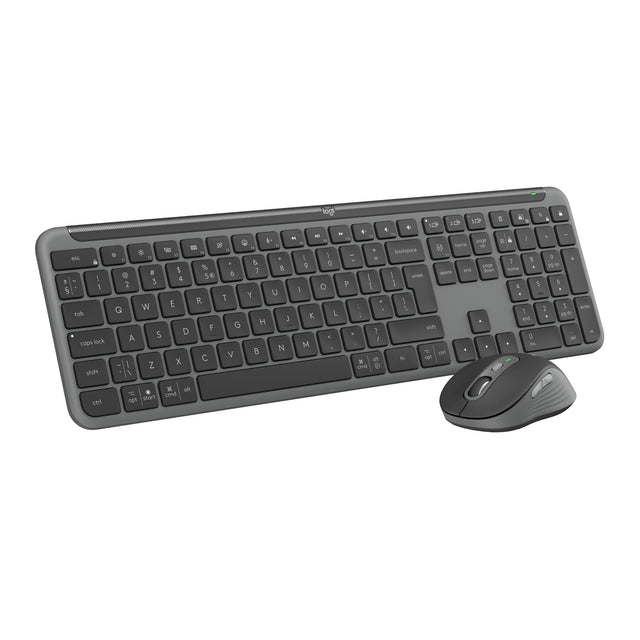Toetsenbord en muis logitech slim zwart 134,8 mm x 433,8 mm x 23,1 mm