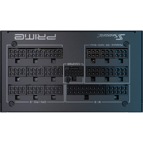 Seasonic prime tx-1300 modulaire 1300 watt voeding (zwart, 1x 12vhpwr, 6x pcie)