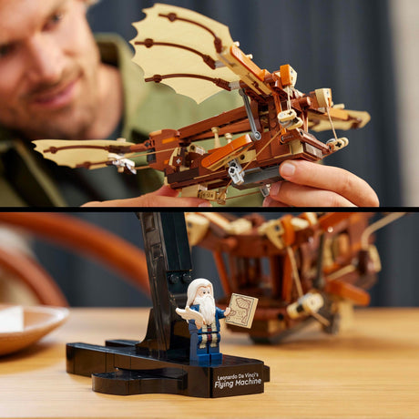 Lego icons de vliegmachine van leonardo da vinci - 10363