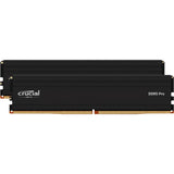 Crucial pro 32 gb ddr5-6000 (2x 16 gb) werkgeheugen (zwart, cp2k16g60c48u5)