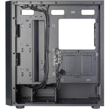 Silverstone fara 514x midi tower behuizing (zwart | 2x usb-a | 1x usb-c | rgb | tempered glass)