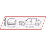 Cobi lancia delta hf integrale constructiespeelgoed (schaal 1:12)