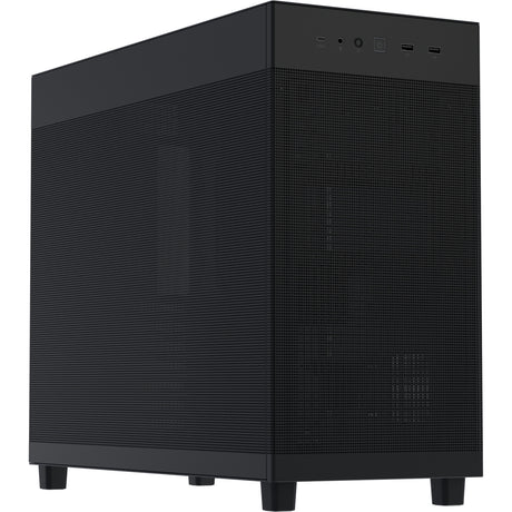 Asus prime ap303 - mesh panel midi tower behuizing (zwart | 2x usb-a | 1x usb-c)