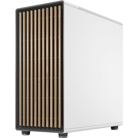 Fractal design north xl midi tower behuizing (wit houtkleur | 2x usb-a | 1x usb-c | tempered glass)