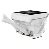 Asus rog strix lc iv 360 argb lcd waterkoeling (wit, 4-pin pwm)