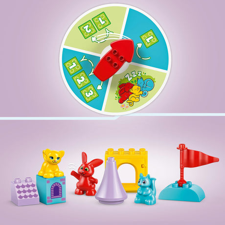 Lego duplo hopsy's kasteelspel educatief speelgoed gezelschapsspel voor peuters 10450