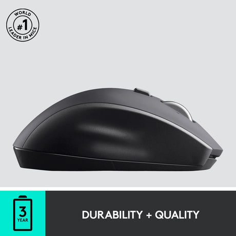 Logitech m705 wireless marathon mouse (antraciet, 1000 dpi)