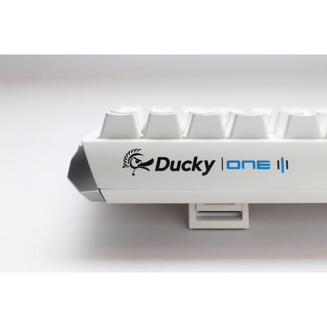 Ducky one 3 classic pure white tkl rgb mechanisch toetsenbord (wit, us lay-out (qwerty), cherry mx red, 80% (tkl), rgb leds, double-shot pbt, hot-swappable, quack mechanics)