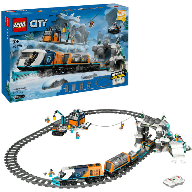 Lego city onderzoekstrein op de noordpool voertuig speelgoed - 60470