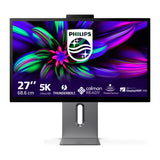 Philips brilliance 27e3u7903 27 5k uhd monitor (grijs, hdmi, 2x usb-a, usb-c, thunderbolt 4, rj-45, webcam)