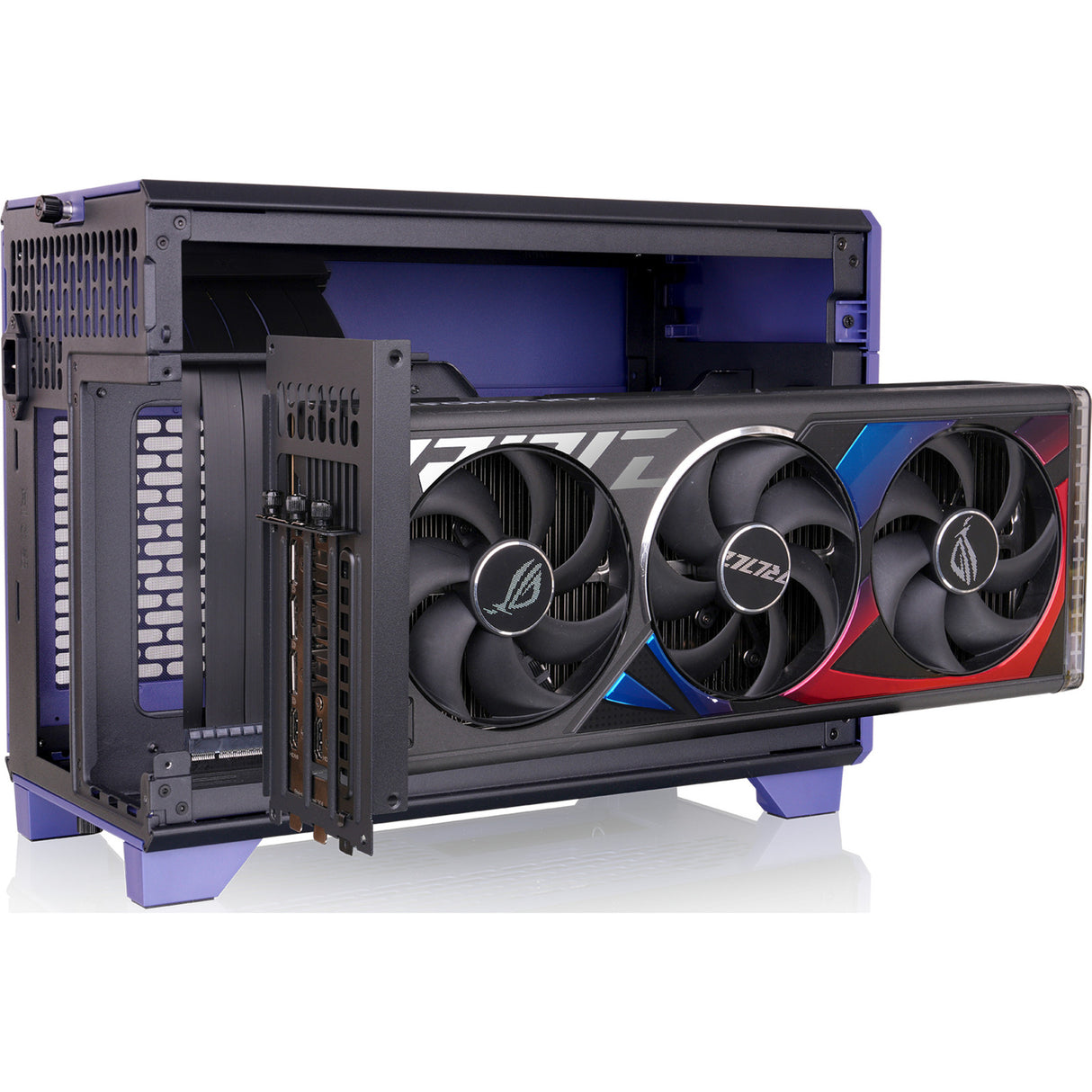Thermaltake tr100 future dusk mini tower behuizing (paars | 2x usb-a | 1x usb-c)