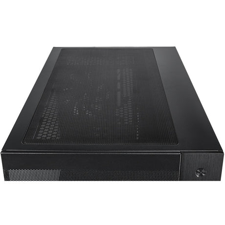 Chieftec visio air midi tower behuizing (zwart | 2x usb-a | 1x usb-c | tempered glass)