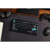 Keychron q1 ultra-m3 8k wireless custom mechanical keyboard (zwart, us lay-out (qwerty), silk pom brown, 75%, rgb, hot swap, 8k, 2.4 ghz | bluetooth 5.2 | usb-c)