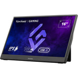 Viewsonic vx1654 draagbare gaming monitor 16 (zwart, 1x micro-hdmi, usb-c, sound, 144 hz)