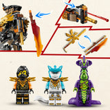 Lego ninjago - cole's missiemecha en draak zane constructiespeelgoed (71854)